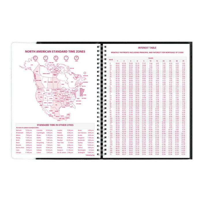 Pre-Vu Weekly Appointment Book, 2027, English, Black (CB925.BLK-27)
