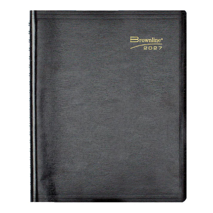 Essential Daily Four-Column Appointment Book, 2027, English, Black (CB960.BLK-27)