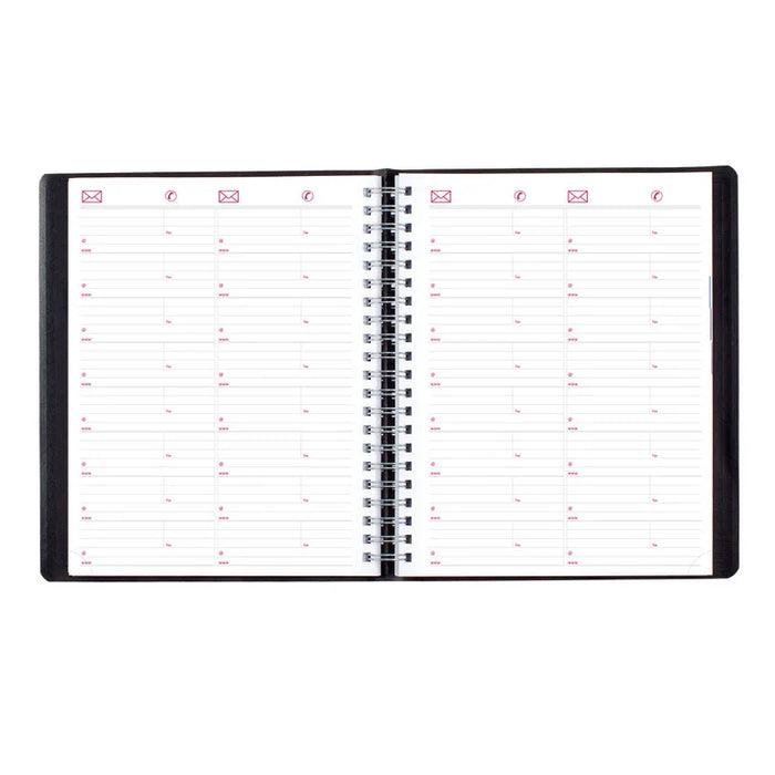 Essential Daily Four-Column Appointment Book, 2027, English, Black (CB960.BLK-27)