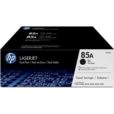 Laser Toner-Hp #85A Black Twin Pack