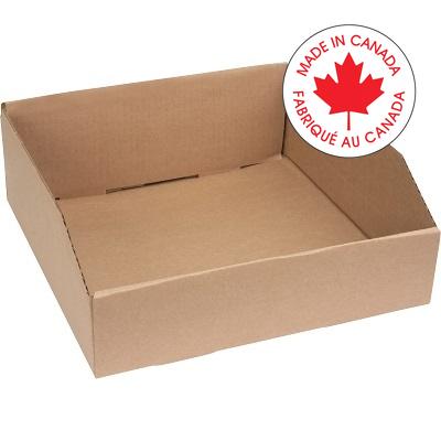 Parts Bin-Corrugated 12"W 12"D X 4-1/2"H