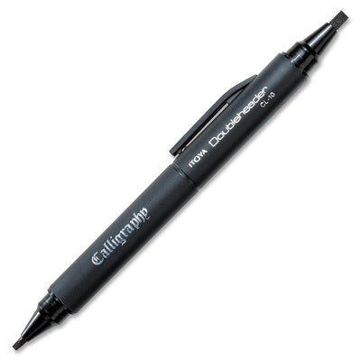 Calligraphy Marker Double Ended, Black
