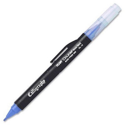Calligraphy Marker Double Ended, Blue