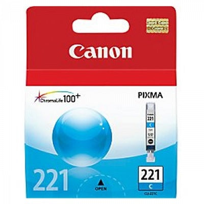 Inkjet Cartridge-Canon #221 Cyan