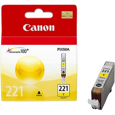 Inkjet Cartridge-Canon #221 Yellow