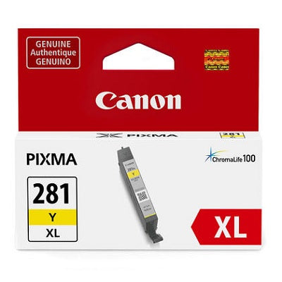Inkjet Cartridge-Canon #281Xl Yellow High Yield -2036C001