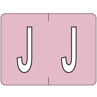 Labels-Alphabetic Colour Code, J Lilac