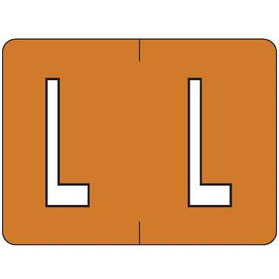 Labels-Alphabetic Colour Code, L Light Brown