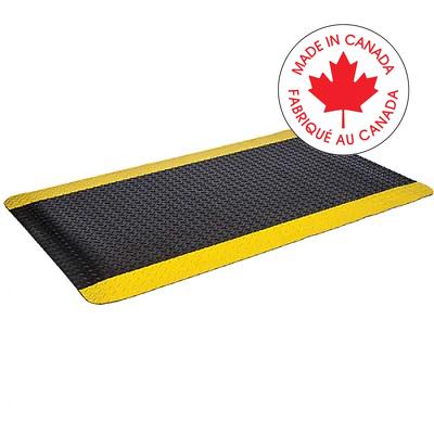 Mat-Anti Fatigue Deck Plate,24" X 36" X 5/8", Black/Yellow