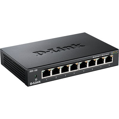 Switch-Desktop D-Link 8 Port Gigabit Unmanaged