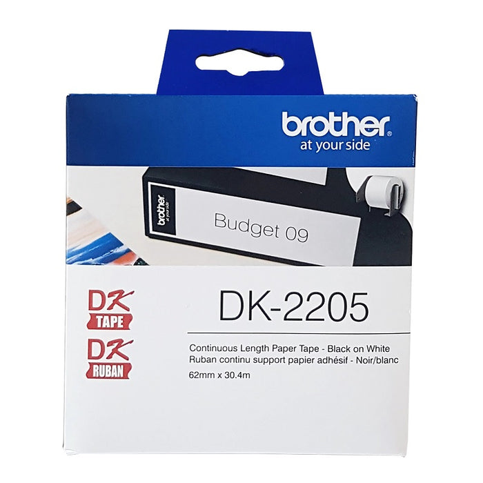 Labels-Brother Paper Tape 2.4" X 100' White