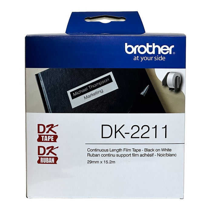 Labels-Brother White Film Tape 1-1/7" X 50'
