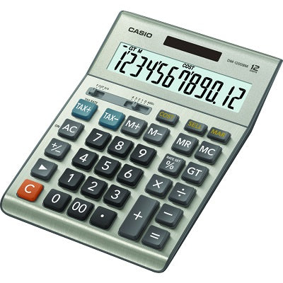 Calculator-Desktop 12 Digit, Dual Power, Xl Angled Display