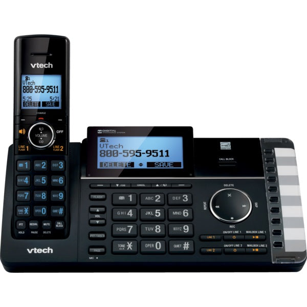 Telephone-Cordless 2-Line Answering System, Dect 6.0