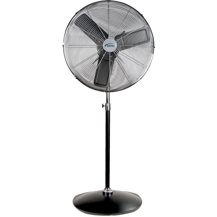 Fan-26" Pedestal, Oscillating 1/5Hp, 3 Speed, Black