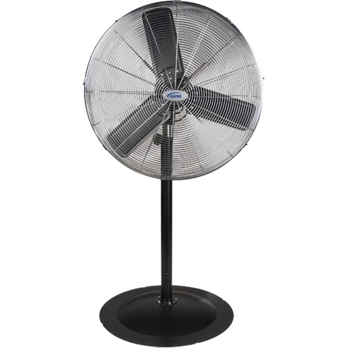 Fan-30" Pedestal, Non-Oscillating 1/3Hp, 2 Speed Black