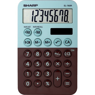 Calculator-Sharp, Desktop Twin Power, 8-Digit Display, Mint