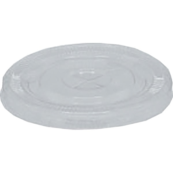 Cup Lids-Victoria Bay Flat With Straw Slot 92Mm Clear 1000/