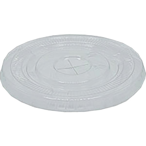 Cup Lids-Victoria Bay Flat With Straw Slot,98Mm Clear  1000/