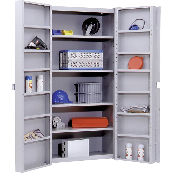 Storage Cabinet-Deep Door 38" X 24' X 72", 4 Shelves, Grey