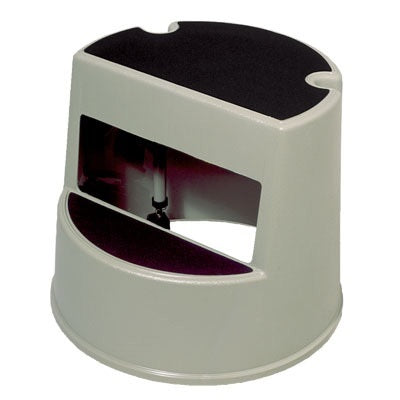 Step Stool-Mobile 2-Step 16" Diameter, Beige