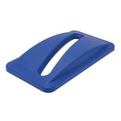 Recycling Container  Lid-Slim Jim, Slot, Blue