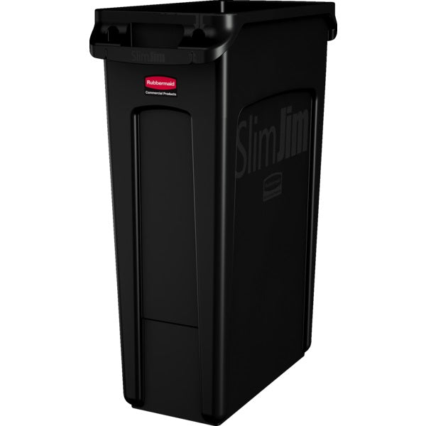Waste Container-Slim Jim 87.1 L. Black