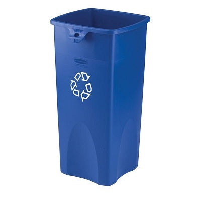 Recycling Container-Untouchable Square, 87.1L Blue /Logo