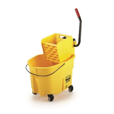 Bucket-Wavebrake With Side Press Wringer, Yellow
