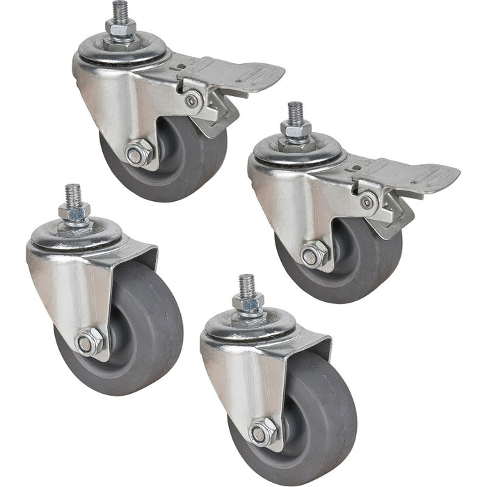 Caster-Kleton Open Floor Style Shop Desk Accessory 4/Set