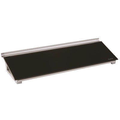 Marker Pad-Glass Dry Erase, Desktop 18X6 Black