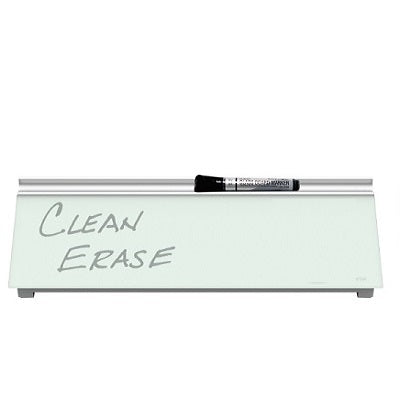 Marker Pad-Glass Dry Erase, Desktop 18X6 White