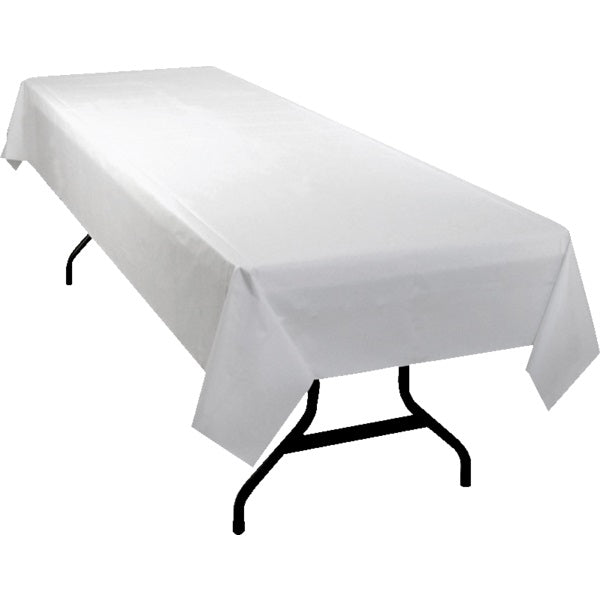 Table Cover-Plastic 40" X 300' Roll, White