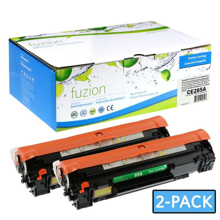 Laser Toner-Hp #85A Ce285Ad Compatible, Black Twin Pack