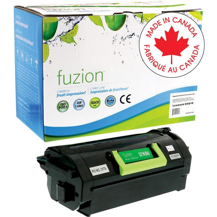 Laser Toner-Lexmark #521H 52D1H00 Compatible, Black