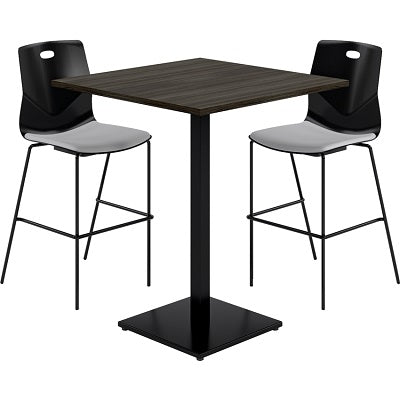 Table-Square Bar 36"X36"X42"H Grey Dusk