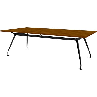 Meeting Table-Innovations, Upscale Rectangle, Blk Walnut/Blk