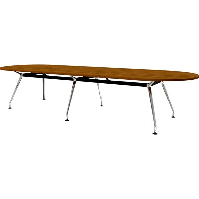Meeting Table-Innovations, Upscale 10 Racetrack Bk Wlnut/Crm