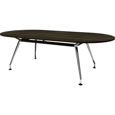Meeting Table-Innovations, Upscale Racetrack, Grey Dusk/Chrm