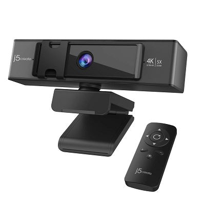 Webcam-Usb 4K Ultra, With 5X Digital Zoom & Remote