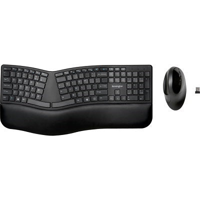 Keyboard / Mouse Combo- Pro Fit, Ergo Wireless, Black