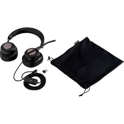 Headset-Usb C, Kensington H2000 Over Ear W/ Mic, Black