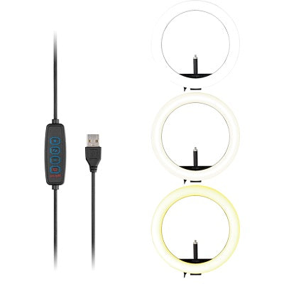 Streaming Light Ring-L1000 Bicolour, With Webcam Mount