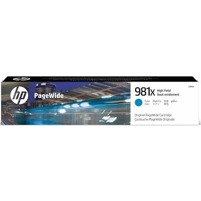Inkjet Cartridge-Hp #981X Cyan High Yield