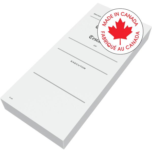 Legal-Last Will & Testament Envelopes 50/Pk