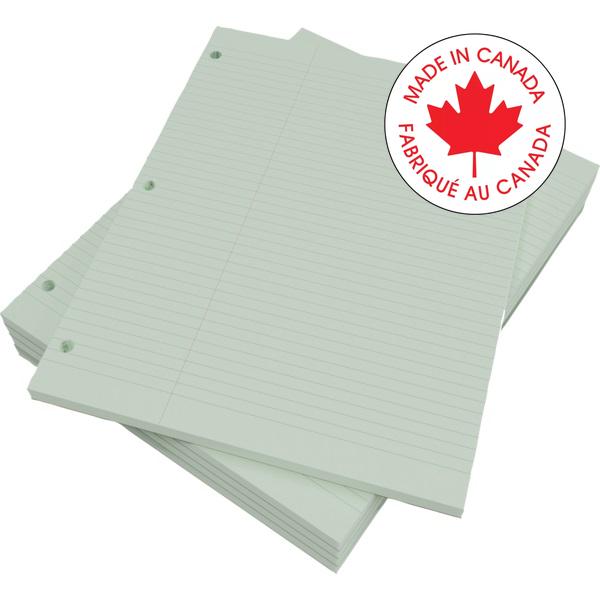 Legal-Trial Paper Pads, Green 11" 75 Sheets/Pad, 5 Pads/Pk
