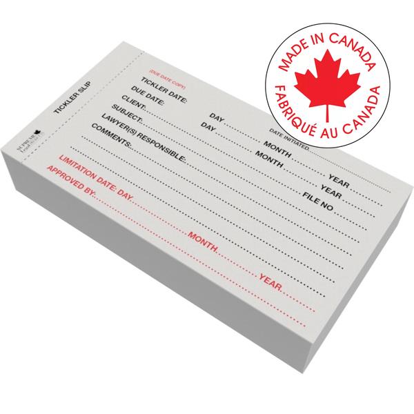 Legal-Tickler Slips 100/Pk