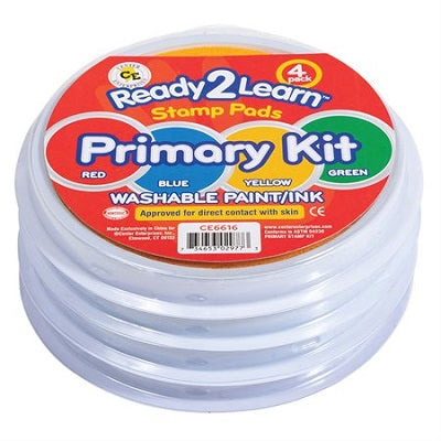 Stamp-Washable Stamp Pad, Primary Kit