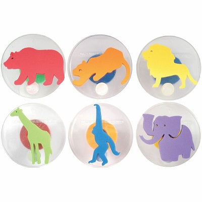 Stamp-Wild Animals, Giant Stampers 6/Set