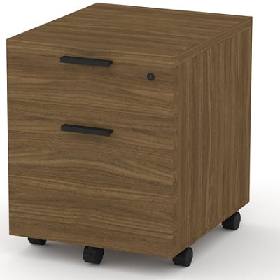 Pedestal-Innovations Mobile, Box/File, Black Walnut
